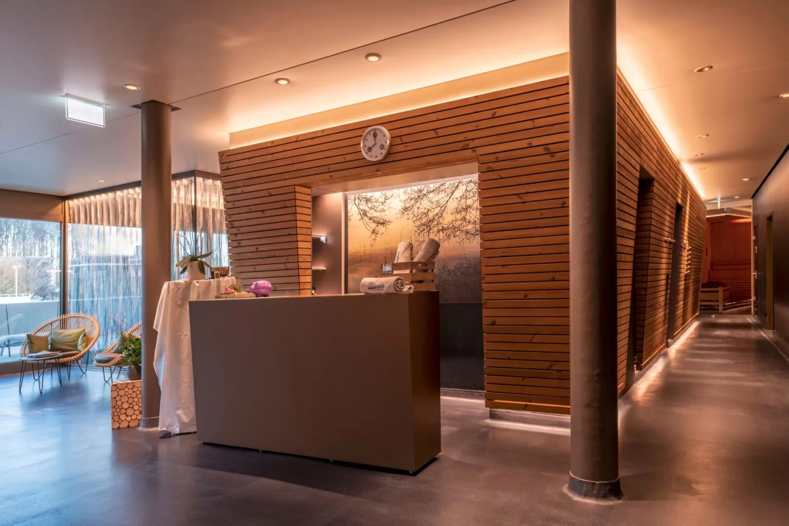 Wellness Empfang
